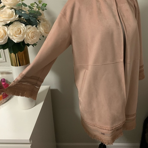 Pink suede Jacket - Picture 5 of 7